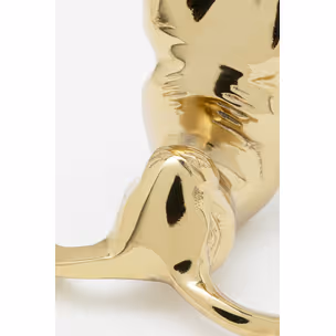 Figurka dekoracyjna YOGA BUNNY - złoty