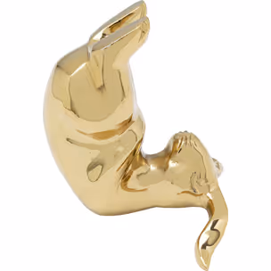 Figurka dekoracyjna YOGA BUNNY - złoty