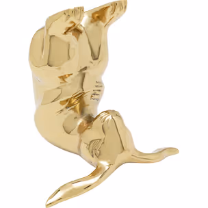 Figurka dekoracyjna YOGA BUNNY - złoty