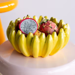 Misa dekoracyjna BANANAS - żółty