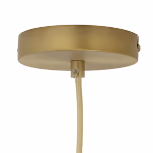 Lampa wisząca szklana AZIZI - brązowy