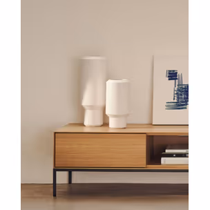 Wazon ceramiczny ESTARTIT - biały