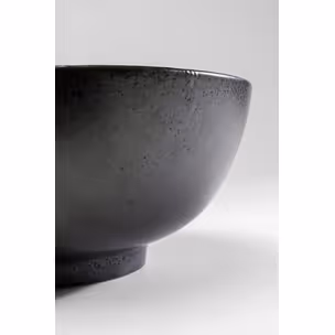 Misa z porcelany DIVA 1.4L - czarny/złoty