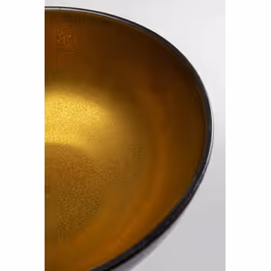 Misa z porcelany DIVA 1.4L - czarny/złoty