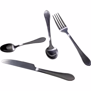 Zestaw 16 sztućców CUCINA - grafit mat