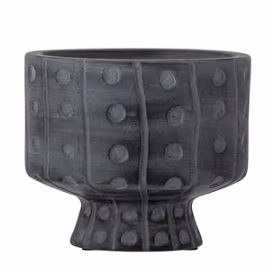 Doniczka ceramiczna RANE - ciemny szary