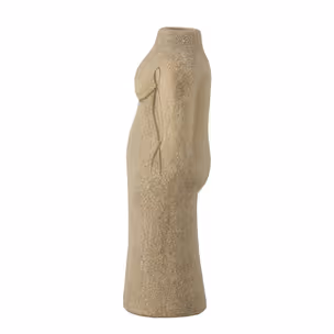 Wazon dekoracyjny LULU 19 cm - jasny brązowy