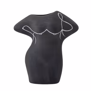 Wazon dekoracyjny LULU 14 cm - czarny