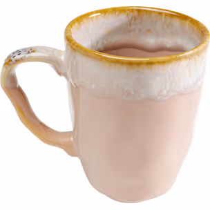 Kubek z uchem NALA 370 ml - różowy