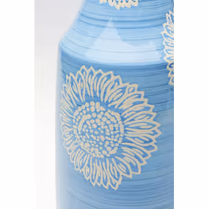 Wazon z porcelany BIG BLOOM - niebieski