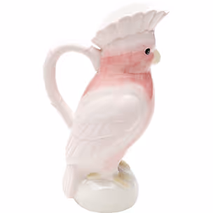 Karafka dekoracyjna EXOTIC BIRD - biały/różowy