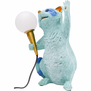 Lampa stołowa RACCOON - niebieski