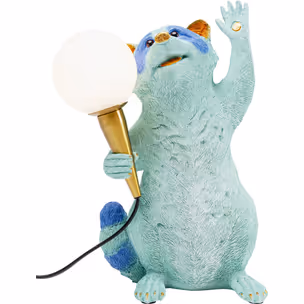 Lampa stołowa RACCOON - niebieski