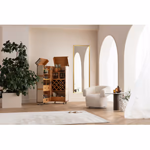 Lustro wiszące AREZZO BRASS 70x200 - złoty