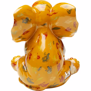Figurka dekoracyjna ELEPHANT DOTS - żółty