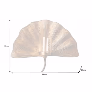 Świecznik ścienny GINGKO - złoty