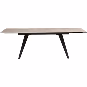 Stół rozkładany AMSTERDAM DARK 160/240x90 - szary/czarny