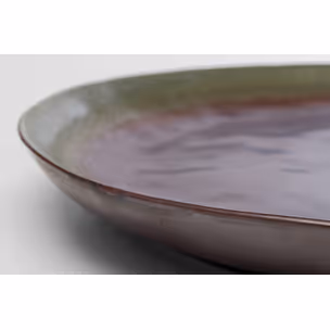 Talerz obiadowy HERMOSA 27 cm - fioletowy/zielony