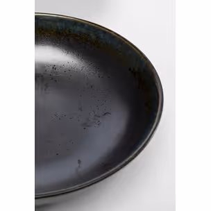 Talerz głęboki KASSANDRA 23 cm - czarny