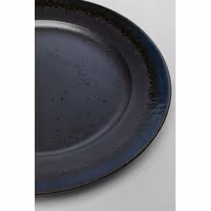 Talerz obiadowy KASSANDRA 28 cm - czarny