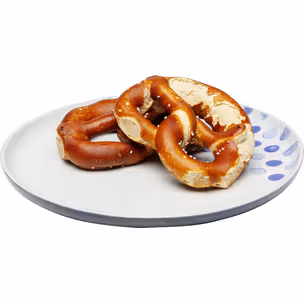 Talerz obiadowy PARTITO kropki 27 cm - biały/niebieski