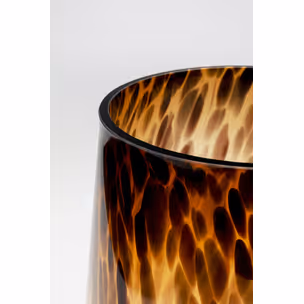 Wazon szklany CARAMEL 41 cm - brązowy