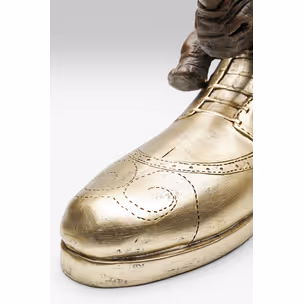 Figurka dekoracyjna RHINO SHOE FETISH - brązowy/złoty