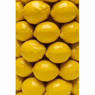 Wazon z porcelany LEMON JUICE 43 cm - żółty