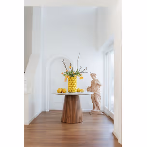 Wazon z porcelany LEMON JUICE 43 cm - żółty