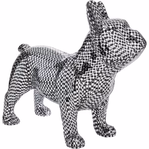 Figurka dekoracyjna BULLDOG DISCO 36 - lustrzany