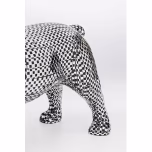 Figurka dekoracyjna BULLDOG DISCO 36 - lustrzany