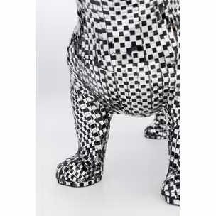 Figurka dekoracyjna BULLDOG DISCO 36 - lustrzany