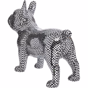 Figurka dekoracyjna BULLDOG DISCO 36 - lustrzany