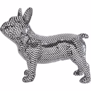 Figurka dekoracyjna BULLDOG DISCO 36 - lustrzany