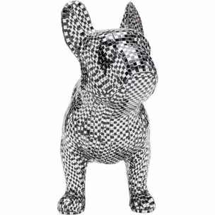 Figurka dekoracyjna BULLDOG DISCO 36 - lustrzany