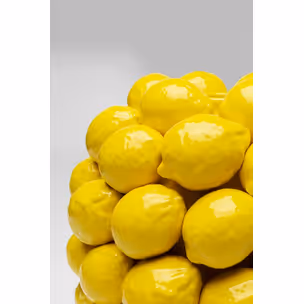Wazon z porcelany LEMON JUICE 40 cm - żółty