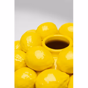 Wazon z porcelany LEMON JUICE 40 cm - żółty