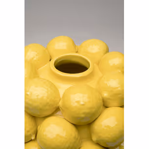 Wazon z porcelany LEMON JUICE 40 cm - żółty