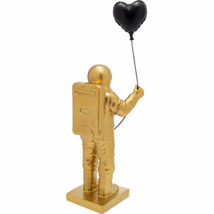 Figurka BALLOON ASTRONAUT - złoty