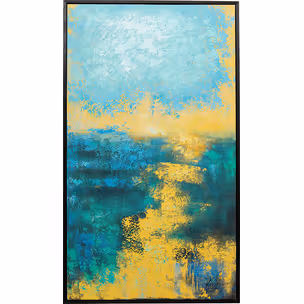 Obraz JARDIN BLUE 125x215