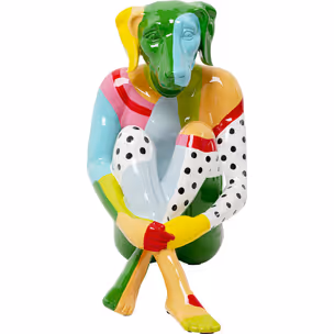 Figurka dekoracyjna GANGSTER DOG 80 - multikolor