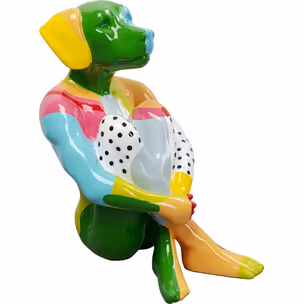 Figurka dekoracyjna GANGSTER DOG 80 - multikolor