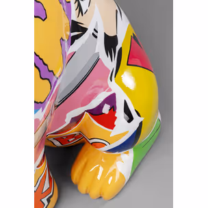Figurka GRAFFITI DOG 152 cm - wielokolorowy