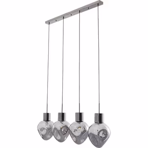 Lampa wisząca SUPERNOVA SMOKY 110 - dymiony/srebrny