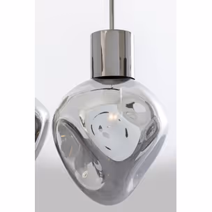 Lampa wisząca SUPERNOVA SMOKY 110 - dymiony/srebrny
