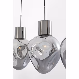 Lampa wisząca SUPERNOVA SMOKY 110 - dymiony/srebrny