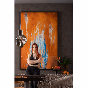 Lampa wisząca SUPERNOVA SMOKY 110 - dymiony/srebrny
