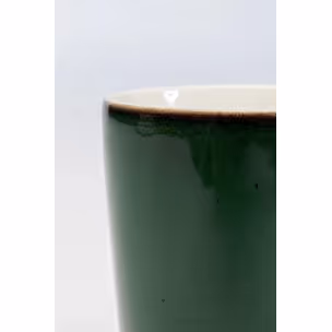 Kubek porcelanowy COLORINO 350 ml - biały/zielony
