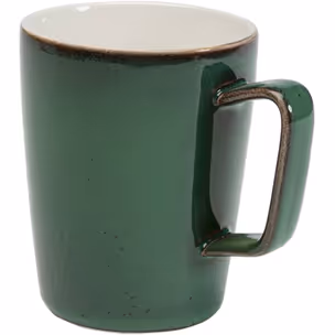 Kubek porcelanowy COLORINO 350 ml - biały/zielony