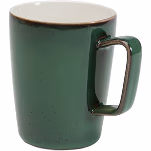 Kubek porcelanowy COLORINO 350 ml - biały/zielony